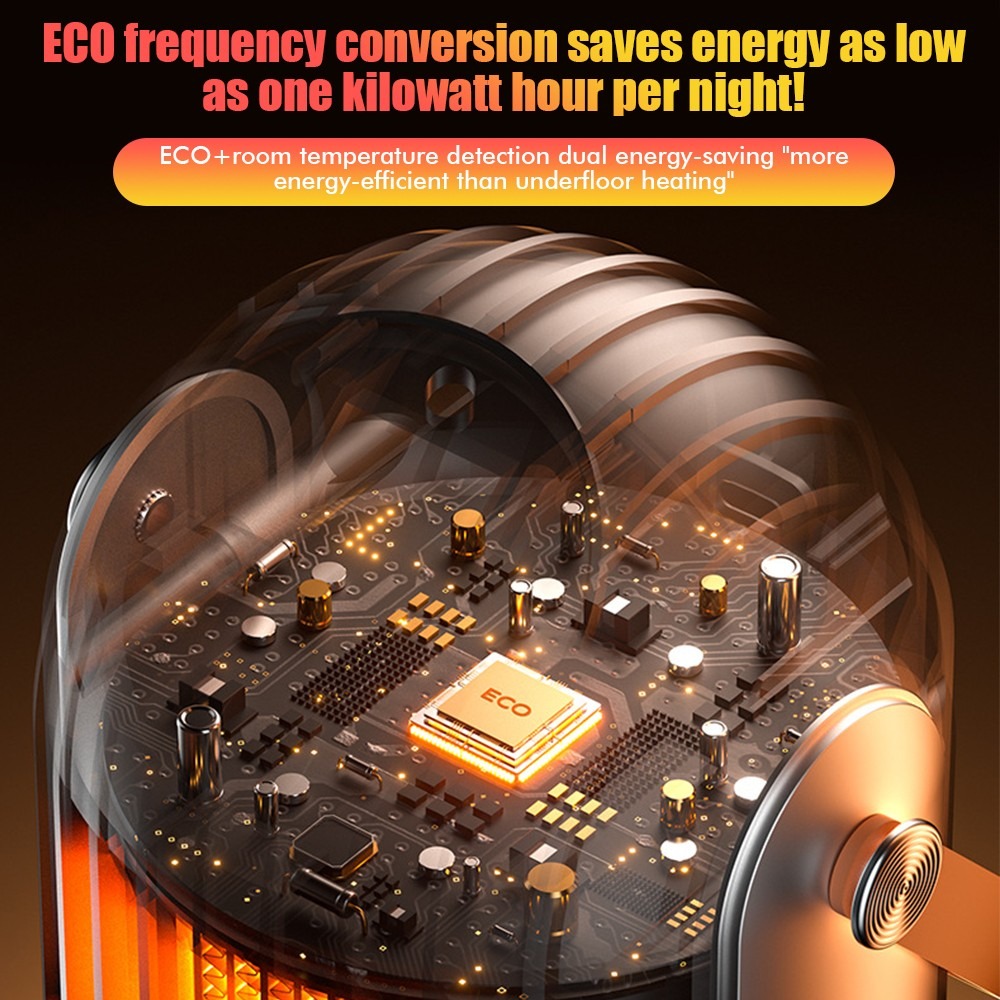 Smart Ceramic Heater with Remote – Fast, Quiet & Adjustable