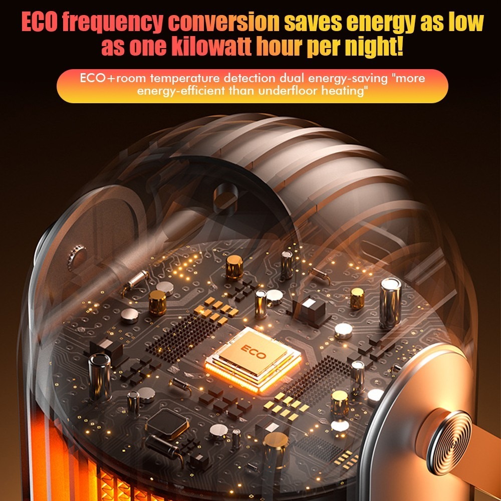 Smart Ceramic Heater with Remote – Fast, Quiet & Adjustable