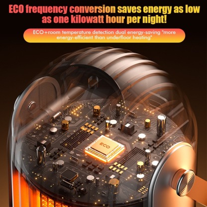 Smart Ceramic Heater with Remote – Fast, Quiet & Adjustable