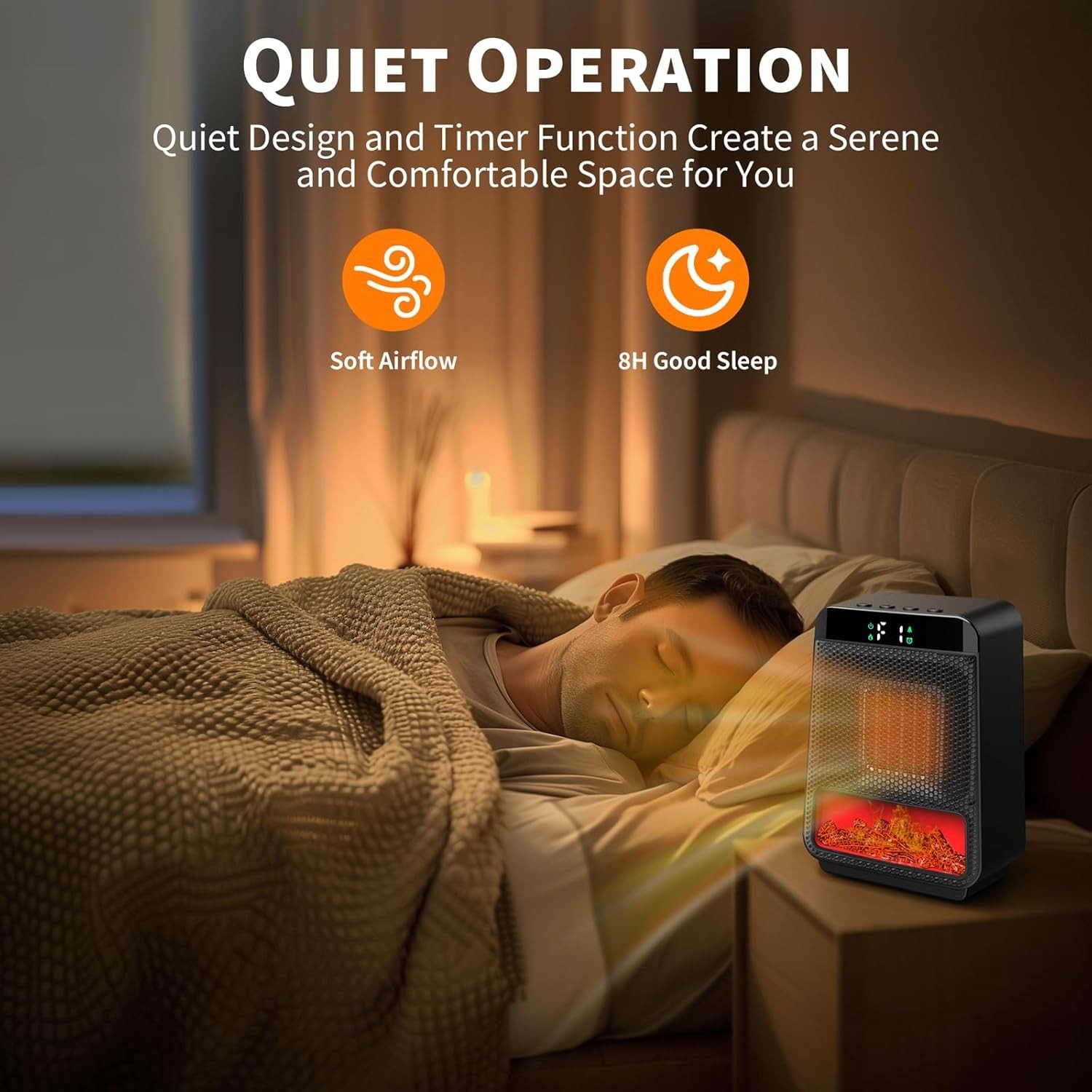 FlameGlow Fireplace Heater — Bring the Warmth and Magic Home This Christmas🎄