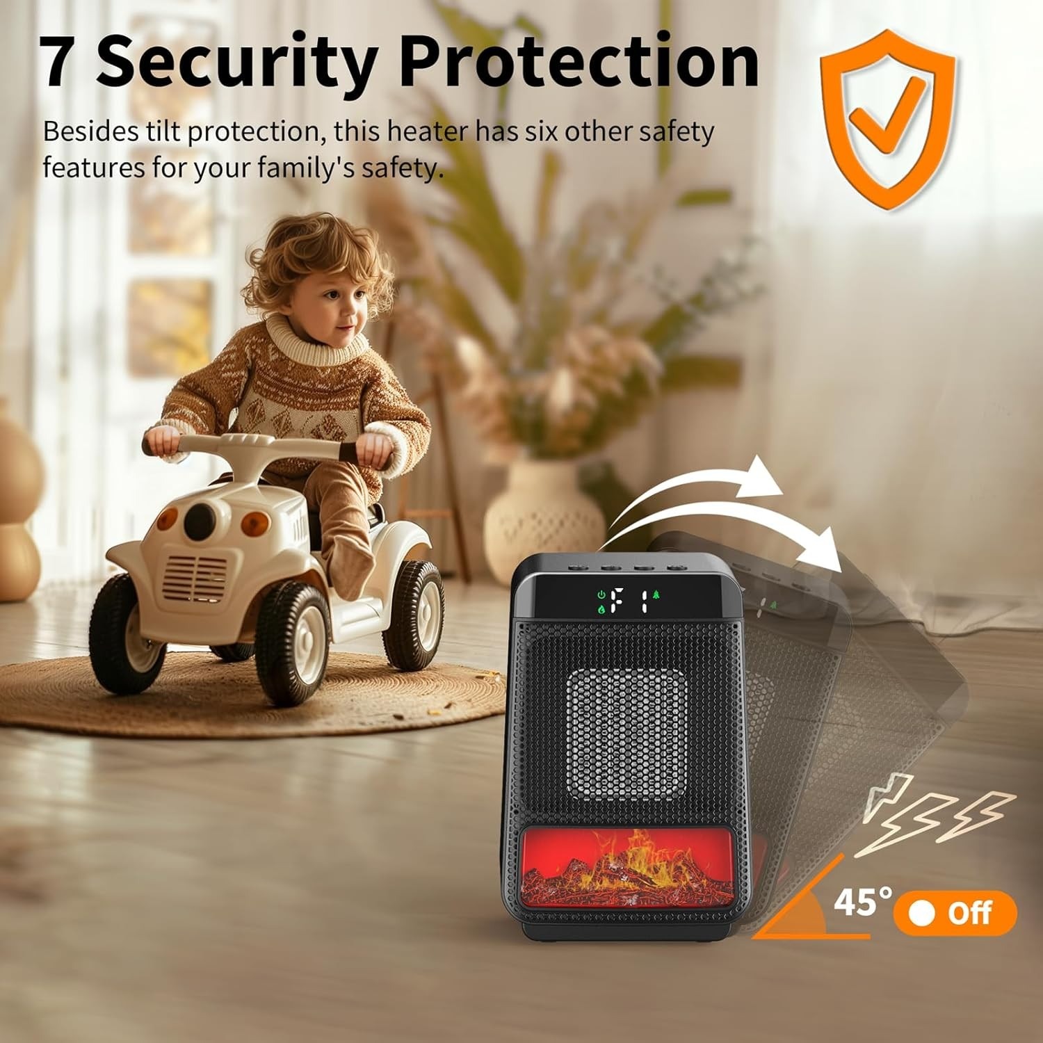 FlameGlow Fireplace Heater — Bring the Warmth and Magic Home This Christmas🎄