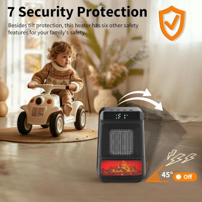 FlameGlow Fireplace Heater — Bring the Warmth and Magic Home This Christmas🎄