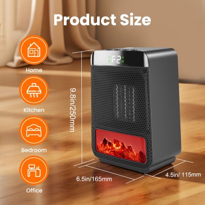 FlameGlow Fireplace Heater — Bring the Warmth and Magic Home This Christmas🎄