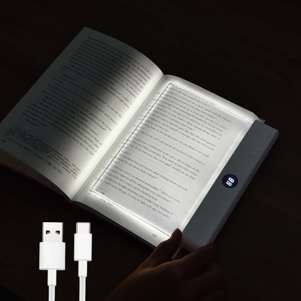  Rechargeable Clear LED Flat Reading Light