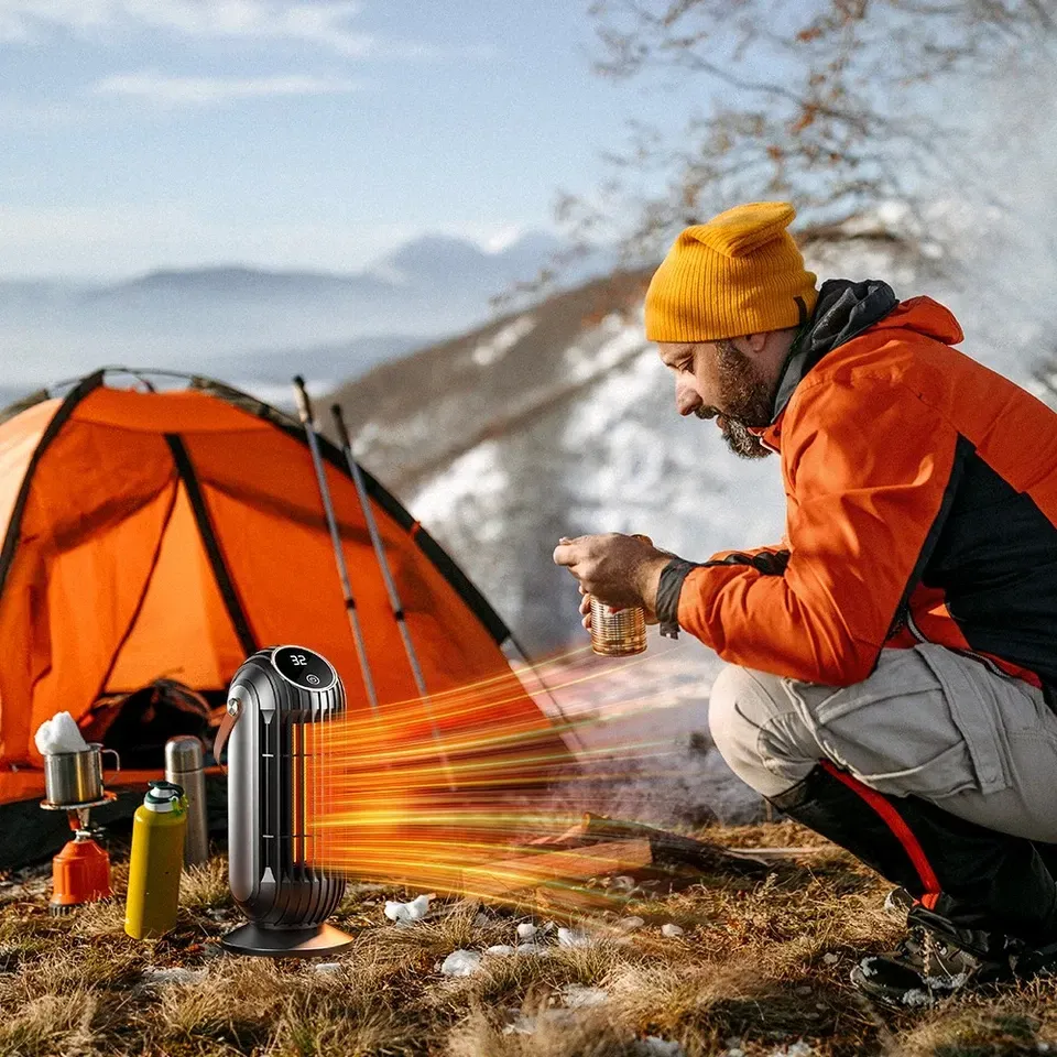 Smart Ceramic Heater with Remote – Fast, Quiet & Adjustable