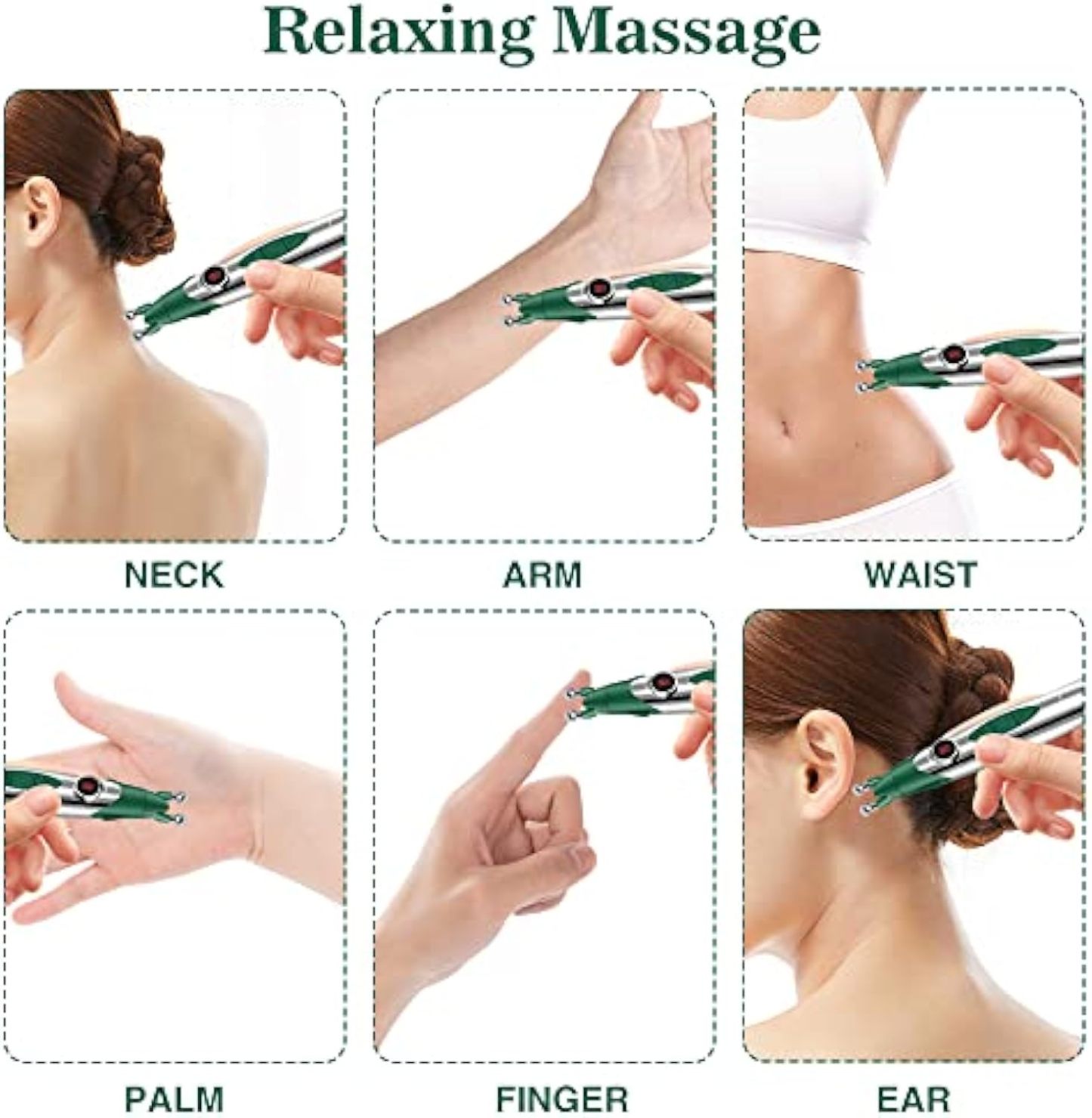 Pain Relief Pen - Acupuncture Pen Muscle Circulation Massage Meridian Body Massager Pain Relief
