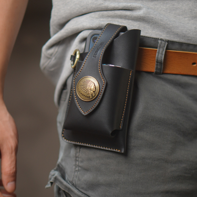 🎁 Perfect Father's Day Gift ❤ 40% OFF- Multifunctional Leather Mobile Phone Bag