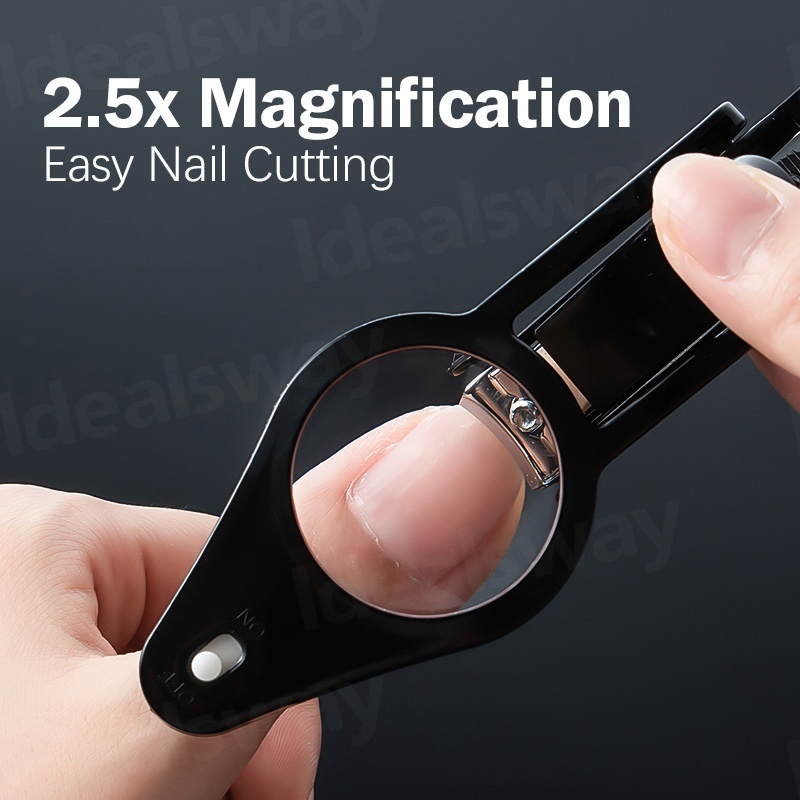🔥Nail Cutter with Magnifying Glass – Trim Clearly, Cut Safely🔍 