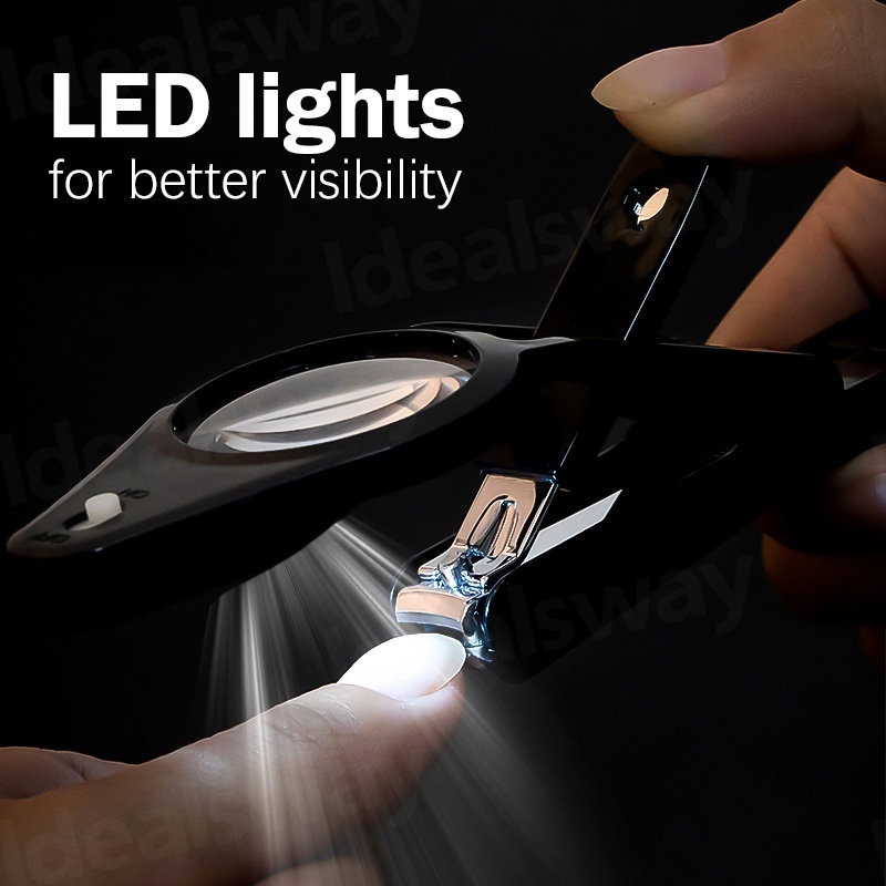 🔥Nail Cutter with Magnifying Glass – Trim Clearly, Cut Safely🔍 