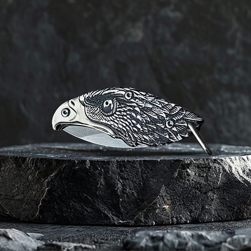 💥Carry the Power of an Eagle: Eagle Head Knife with a Razor-Sharp Edge 🔪