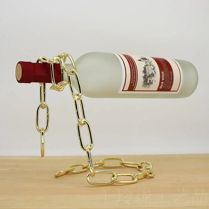 Magic Hanging Chain Wine Rack
