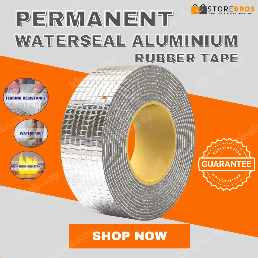 Permanent Waterseal Aluminium Rubber Tape - Buy More Save More