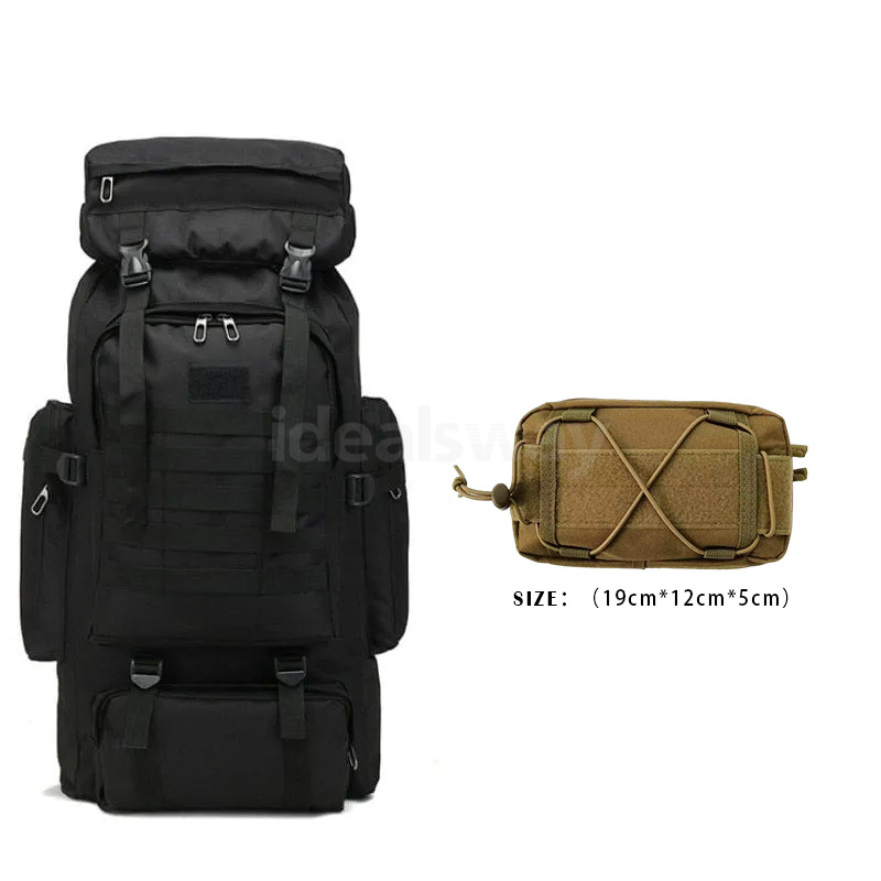Advanture Must🔥Outdoor 80L Large Space Camouflage Men's Hiking Backpack + FREE Side Pouch
