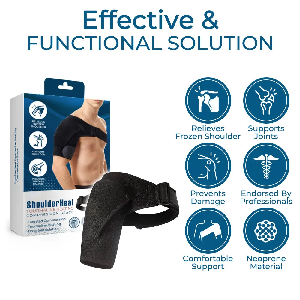 ShoulderHeal Tourmaline Heating Compression Brace