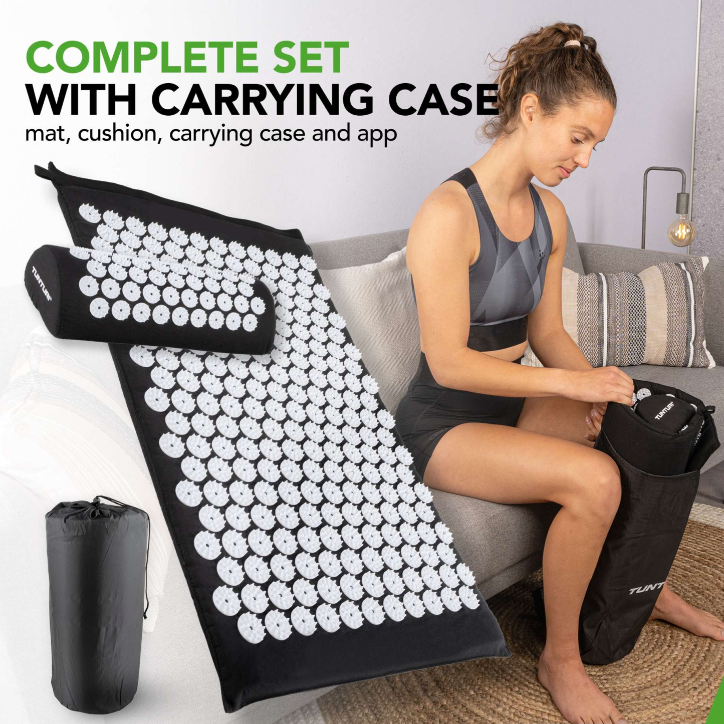 Acupressure Mat and Pillow Set