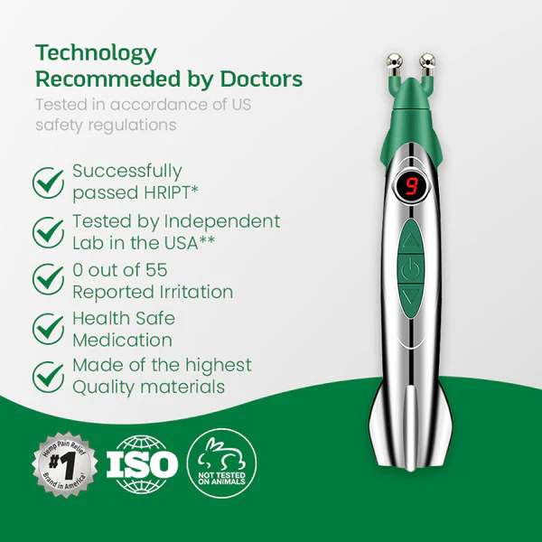 Pain Relief Pen - Acupuncture Pen Muscle Circulation Massage Meridian Body Massager Pain Relief