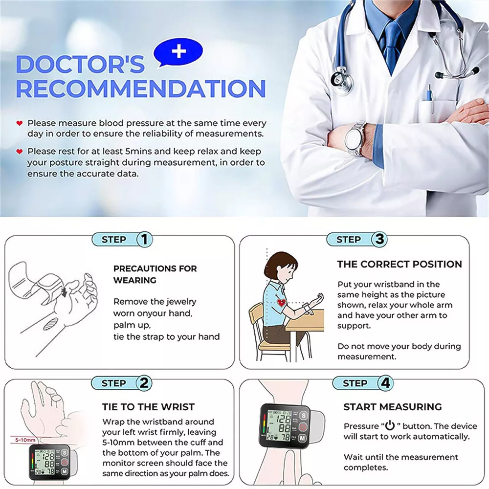 wrist blood pressure monitor