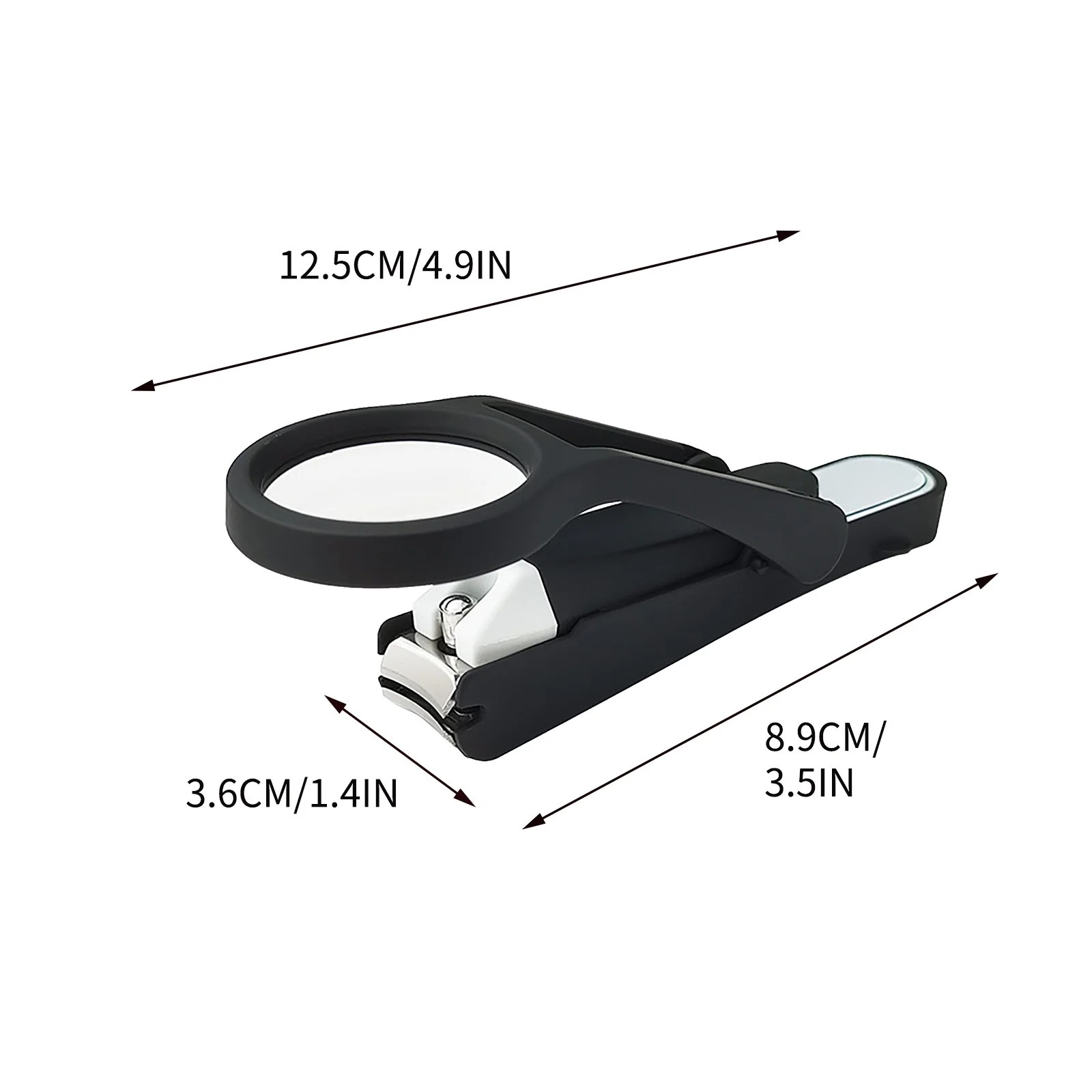 🔥Nail Cutter with Magnifying Glass – Trim Clearly, Cut Safely🔍 