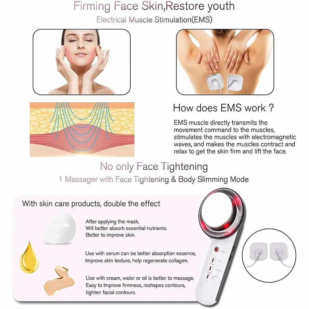 Ultrasonic Cavitation EMS 3 in 1 fat & cellulite remover