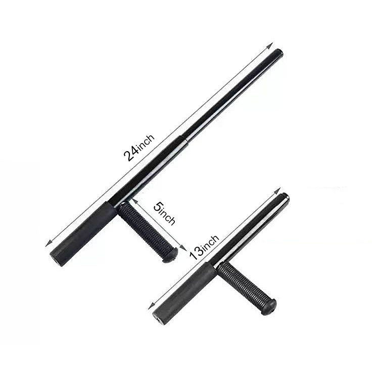 🔥2024 Hot Sale🔥  Alloy Steel T-Shaped Multi-Function Retractable Self-Defense Tonfa