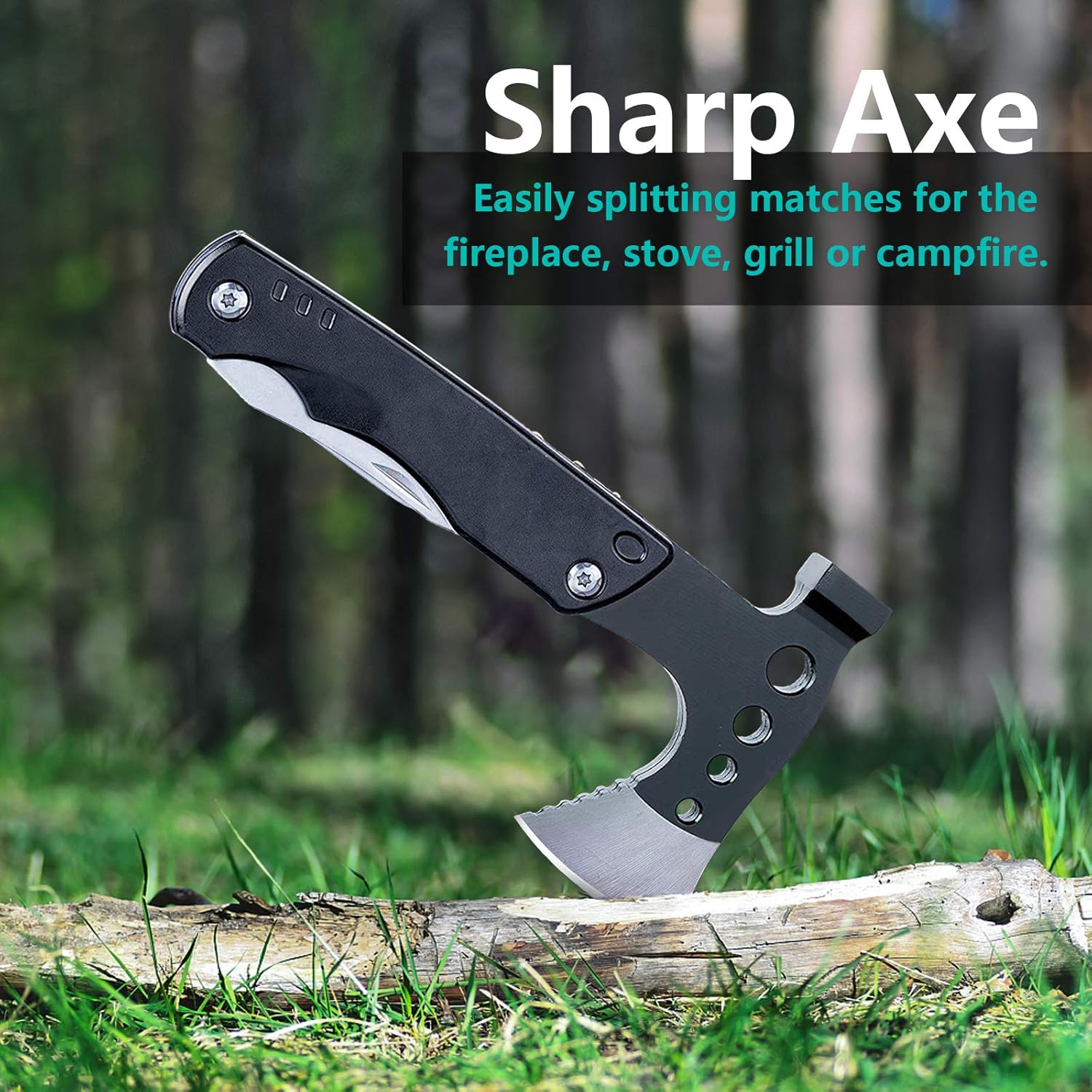 🪓Your All-in-One Survival Tool: The Ultimate Multi-Function Axe