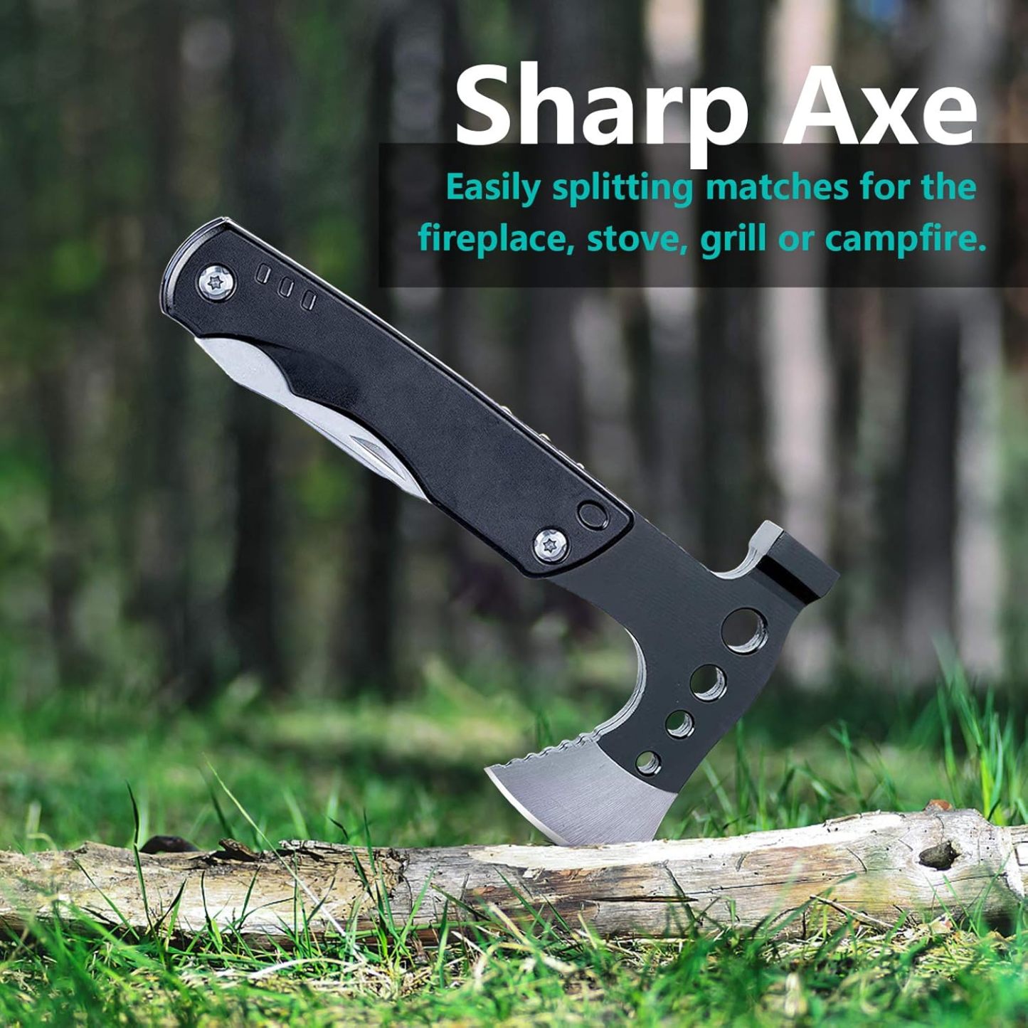 🪓Your All-in-One Survival Tool: The Ultimate Multi-Function Axe