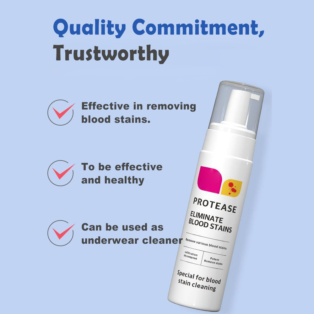 🚨Emergency Blood Stain Remover Spray 🚨 - Easily Removes New and Old Blood Stains, No Odor, No Residue, Suitable for Most Blood Stains! 🩸✨