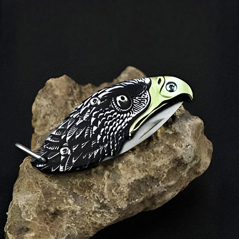 💥Carry the Power of an Eagle: Eagle Head Knife with a Razor-Sharp Edge 🔪
