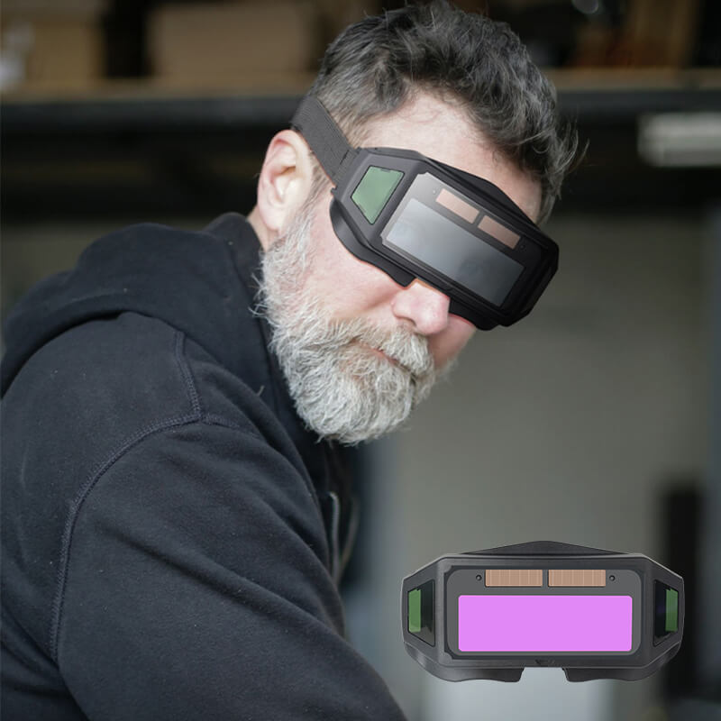 Automatic Dimming And Strong Light Protection Panoramic Welding Glasses（50% OFF）