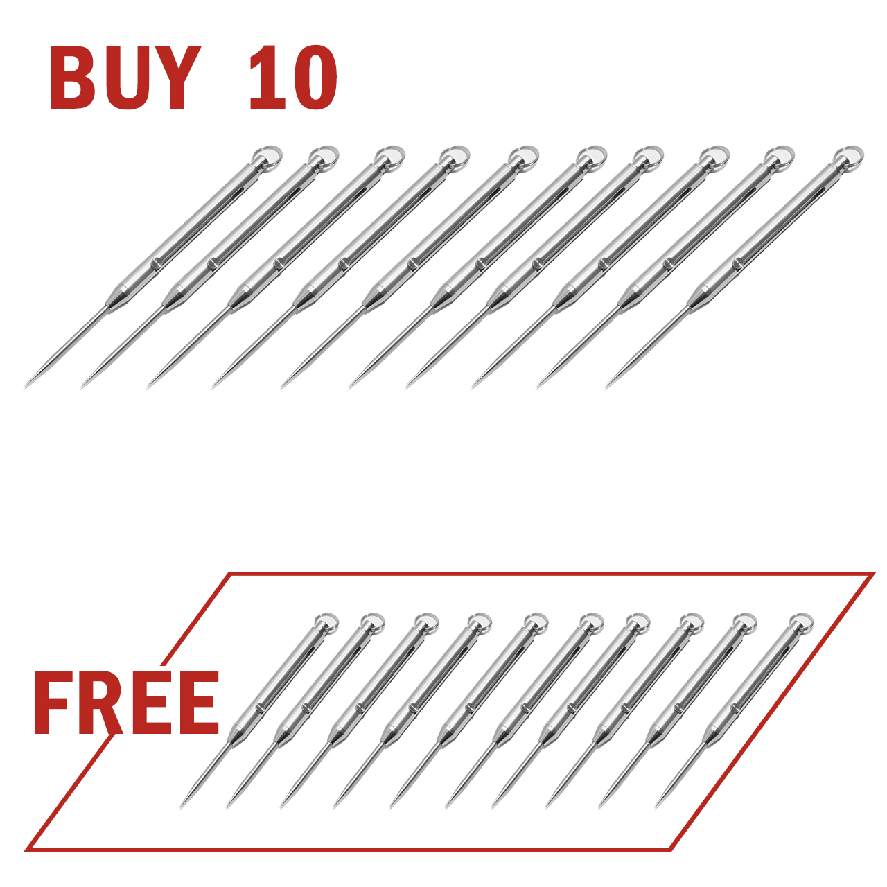 🛡️Self-Defense in Your Pocket: Metal Toothpick— Ready to deploy when danger strikes! 🚨 