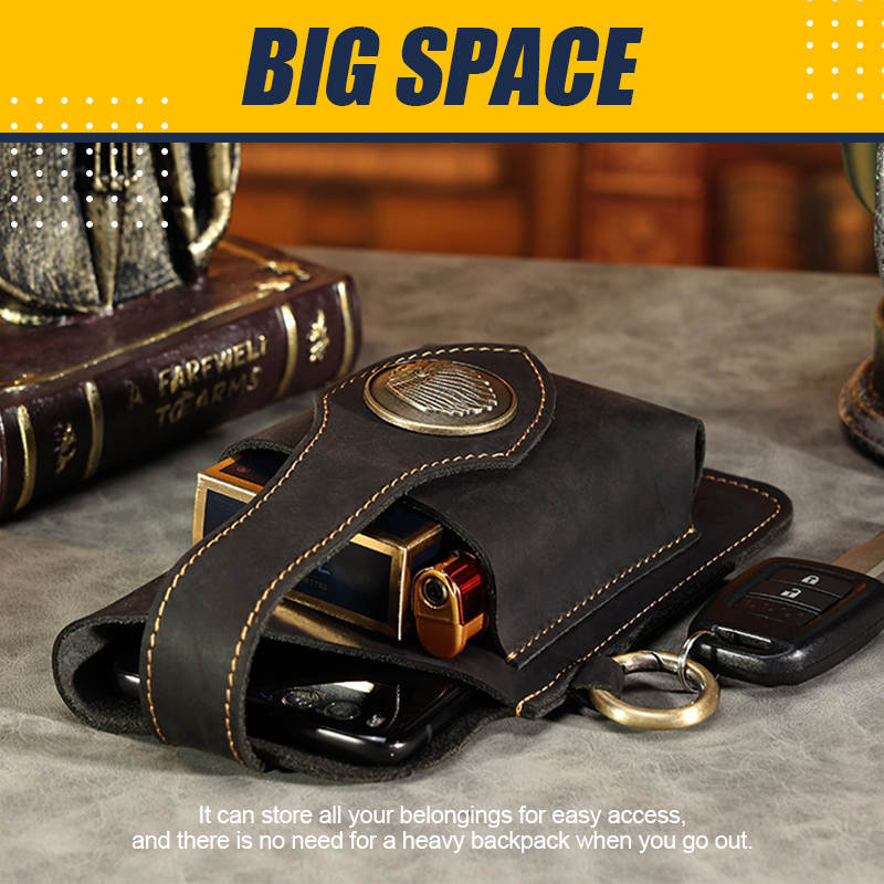 40% OFF- Multifunctional Leather Mobile Phone Bag