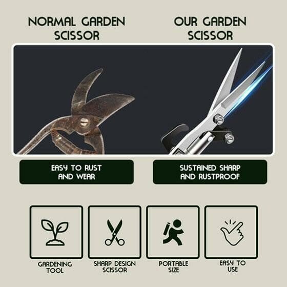 Portable Pointed Gardening Scissor(30% OFF)