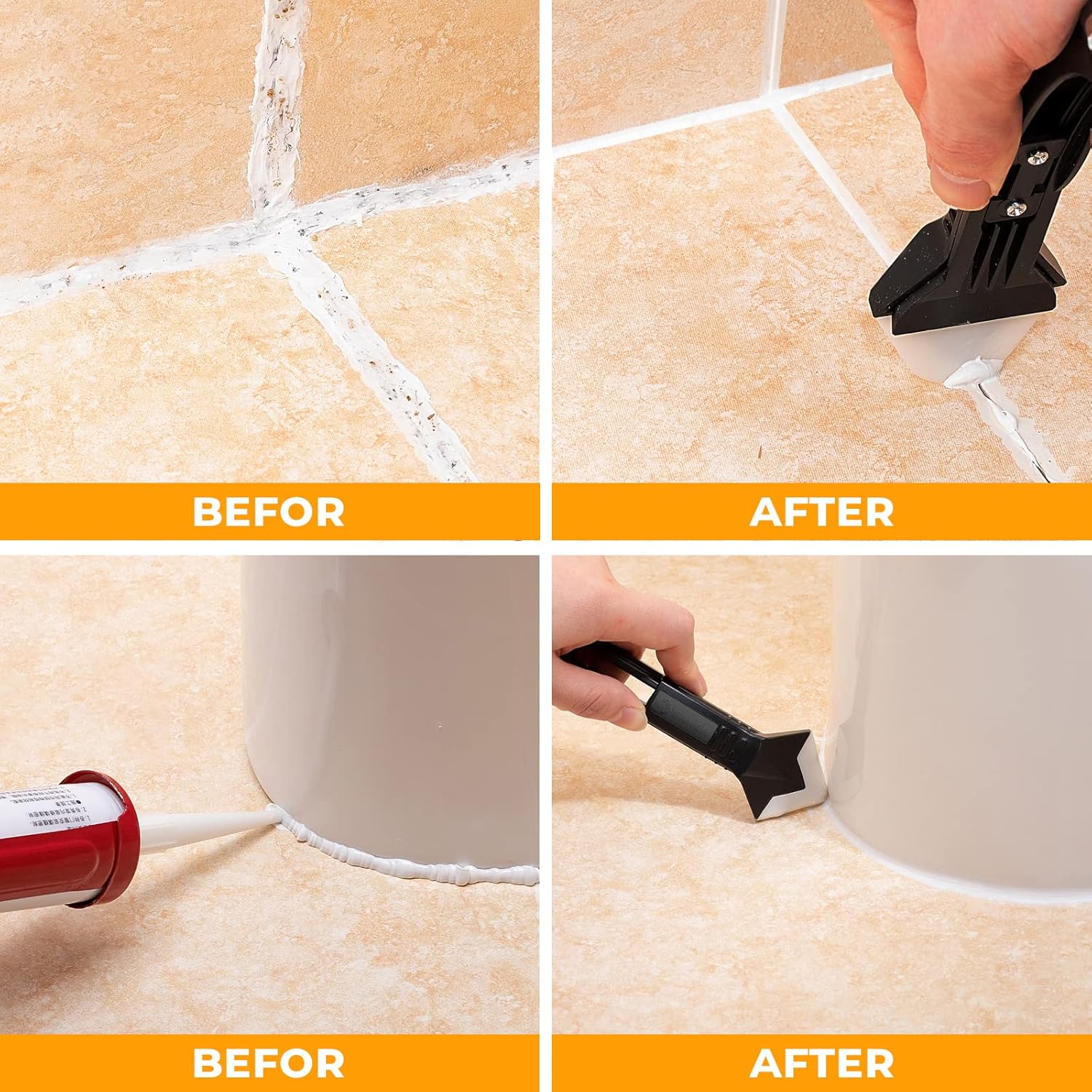 Silicone Caulking Tools