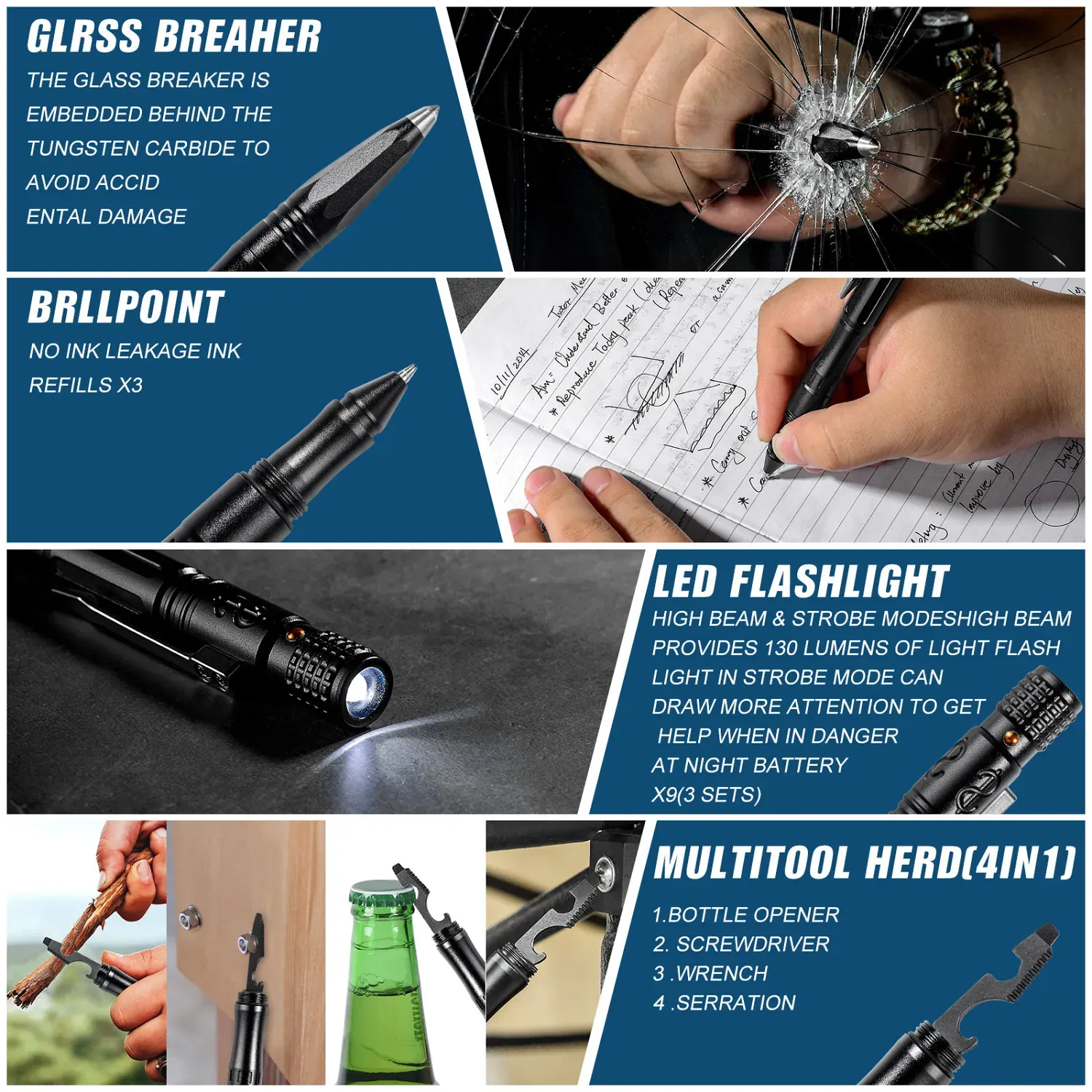 🛡️Self-Defense Tactical Pen: The Ultimate Personal Protection