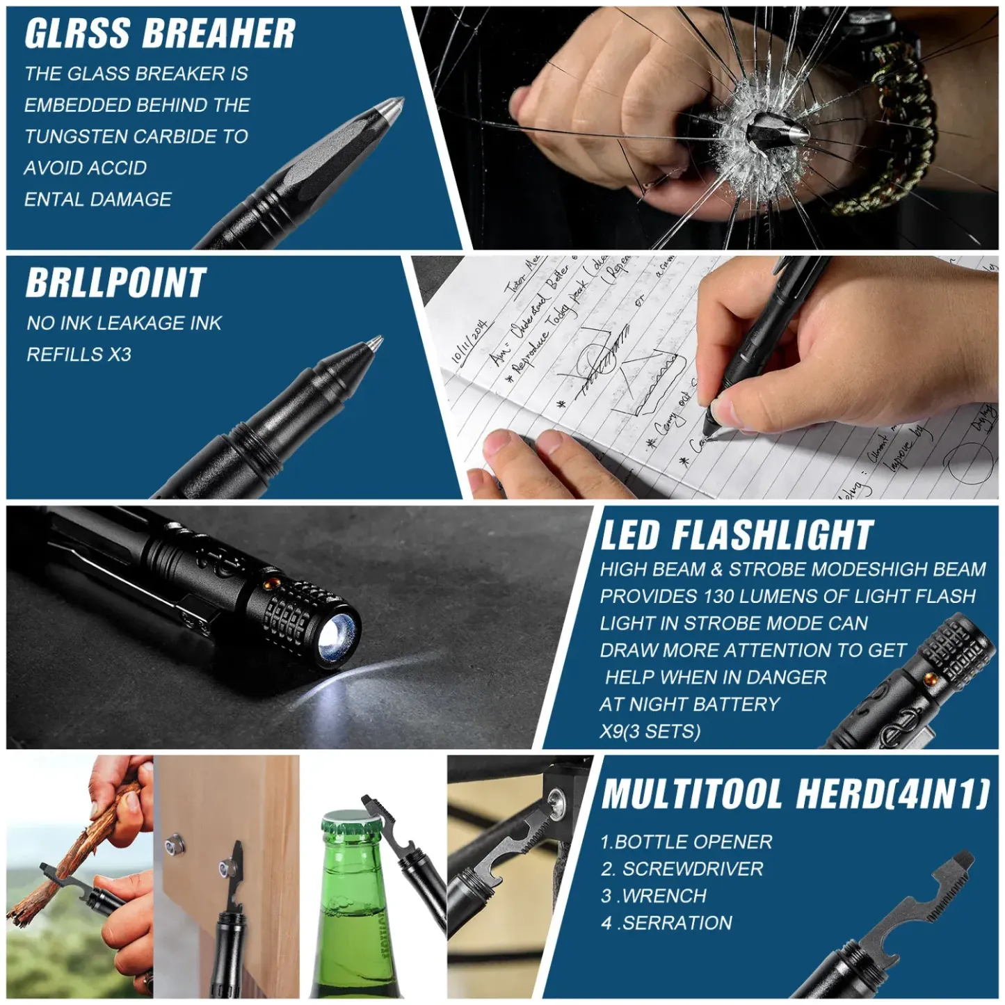 🛡️Self-Defense Tactical Pen: The Ultimate Personal Protection