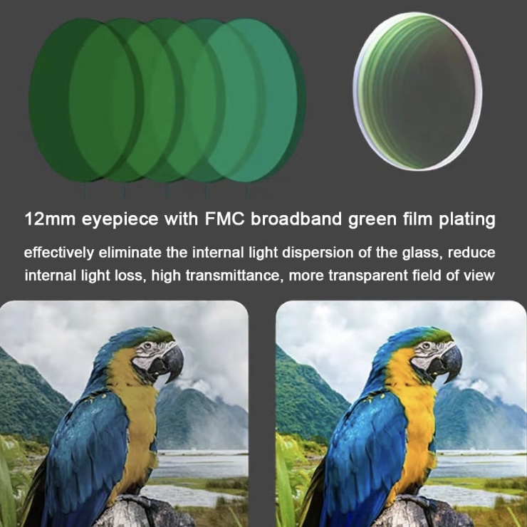 Compact Monocular Telescopes Portable Handheld Monocular for Bird Watching Fishing Travelling Sightseeing