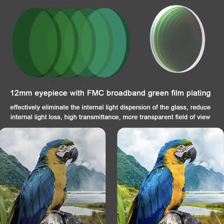 Compact Monocular Telescopes Portable Handheld Monocular for Bird Watching Fishing Travelling Sightseeing