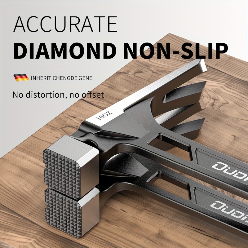 1pc Claw Hammer, Professional Woodworking Joinery Home Carpentry Hand Hammer, Integrated Seismic Handle, Nail Hammer, Non-Slip Multifunctional Handle Hammer