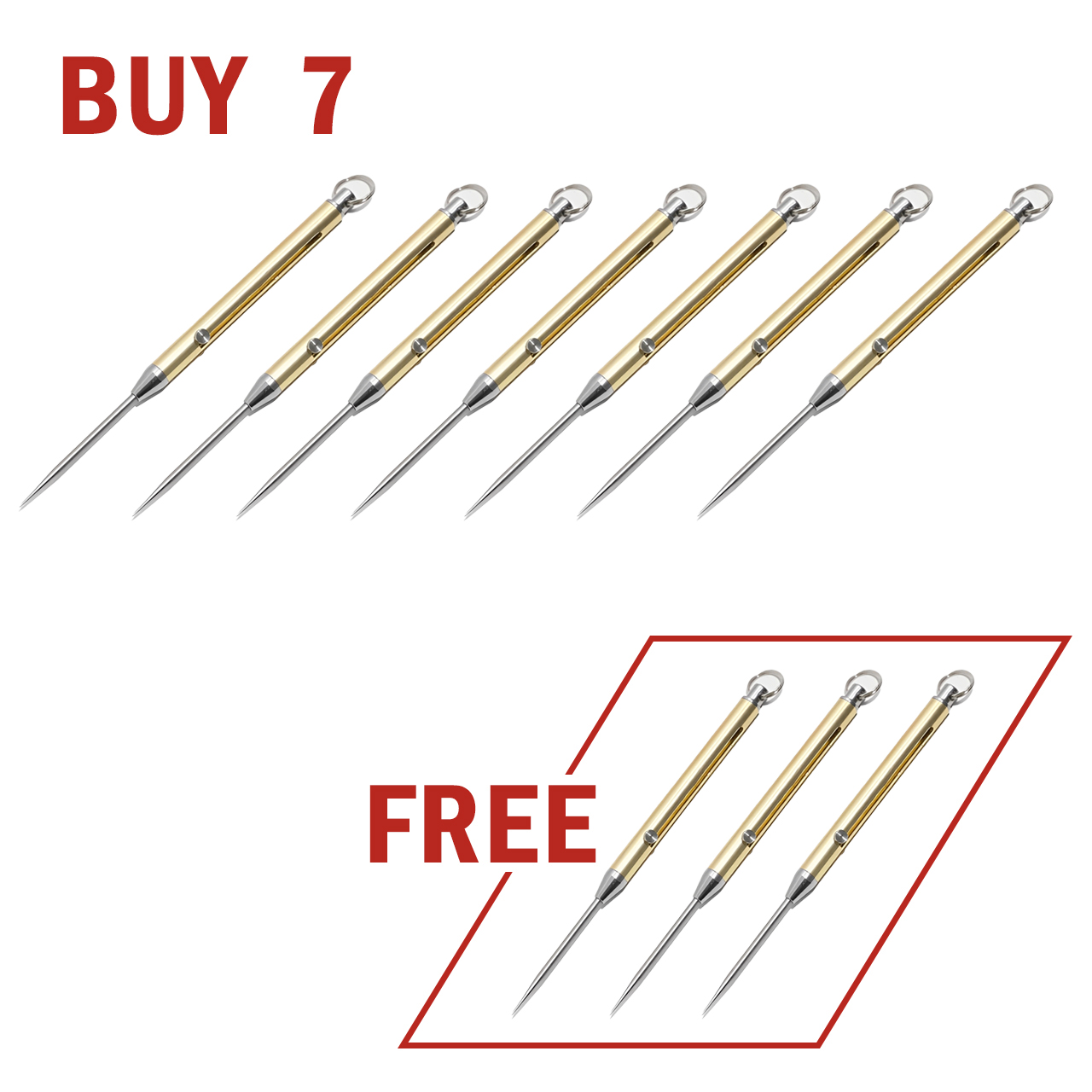 🛡️Self-Defense in Your Pocket: Metal Toothpick— Ready to deploy when danger strikes! 🚨 