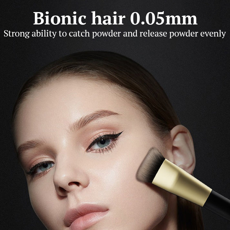 Portable Double-Ended Makeup Brush Set