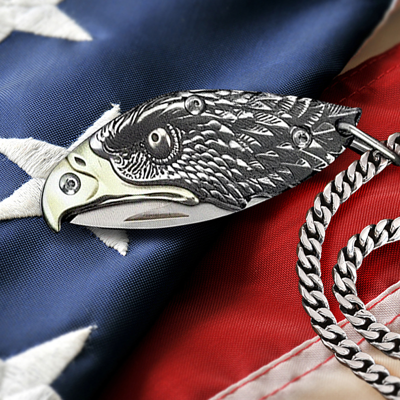 💥Carry the Power of an Eagle: Eagle Head Knife with a Razor-Sharp Edge 🔪