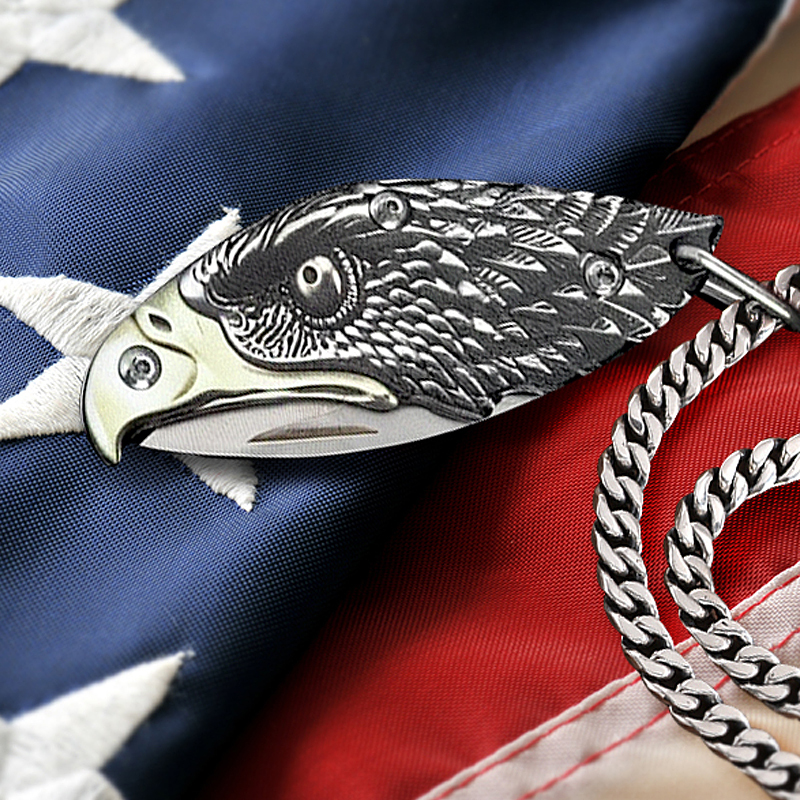 💥Carry the Power of an Eagle: Eagle Head Knife with a Razor-Sharp Edge 🔪