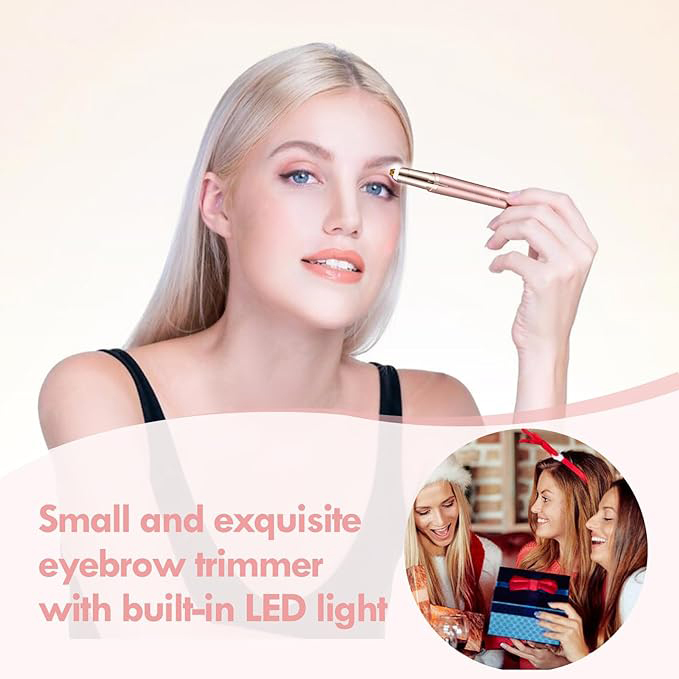 USB Electric Eyebrow Shaver Steel Painless Mini Shape Eyebrow Grooming Facial Hair Removal Mini Epilator