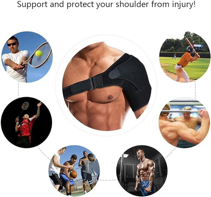 ShoulderHeal Tourmaline Heating Compression Brace
