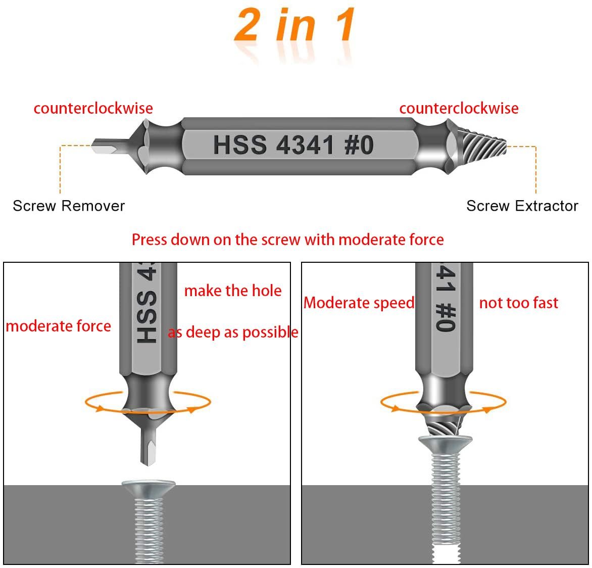 Damaged Broken Screw Extractor Damaged Screw Removal 🔥🔥 Hot Sale 🔥🔥