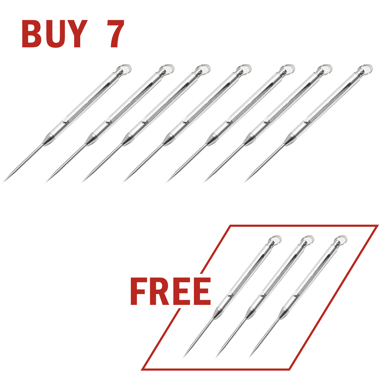 🛡️Self-Defense in Your Pocket: Metal Toothpick— Ready to deploy when danger strikes! 🚨 