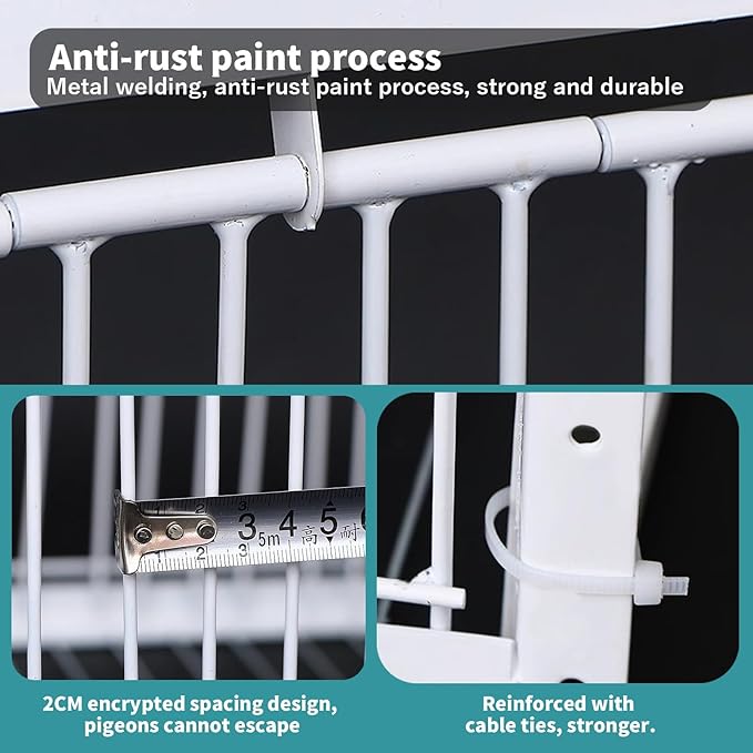 🔥Auto Trap Humane Bird Cage-Entry Only, No Exit, With Base