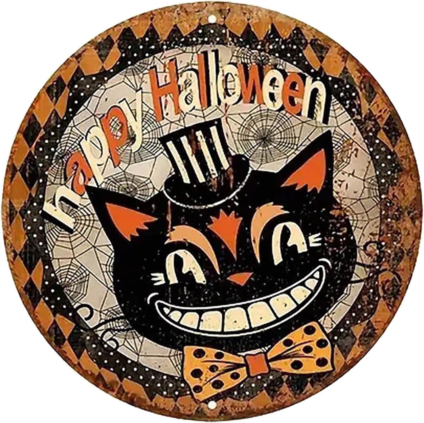 Trick Or Treaters Welcome Sign, Boo Sign Hanging Wall Plaque Signs, Sign for Front Door Keep Out Halloween Sign Halloween Signs for Door Lawn Garden Front Porch