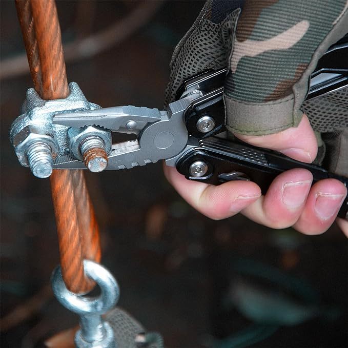 Portable MultiTool With Hammer, Screwdrivers, Nail Puller