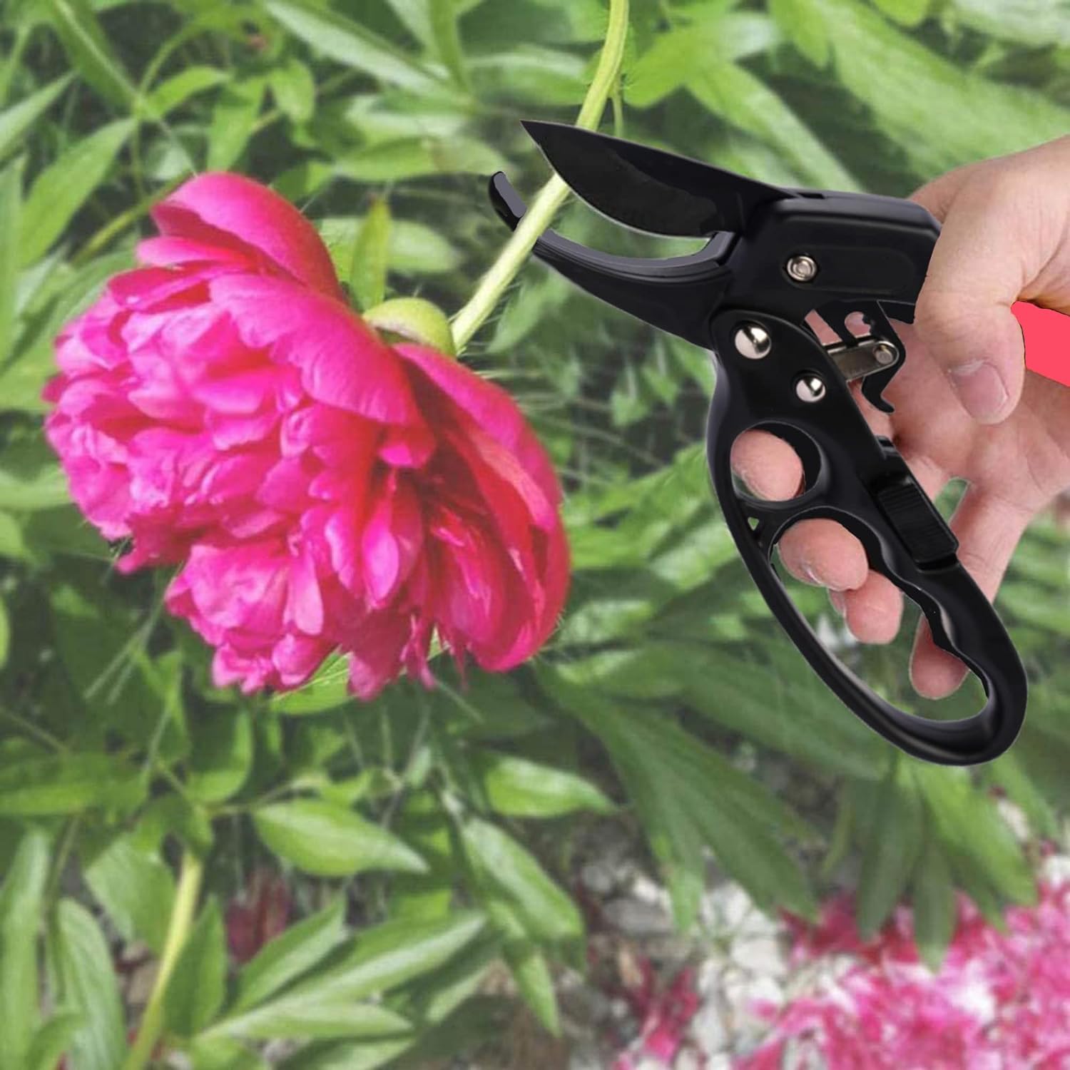 MEPEREZ premium Germany garden clippers, work 3 times easier, arthritis weak hand snips